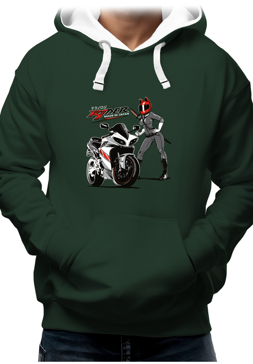 Sweat Adulte Moto R1 Made in Japan