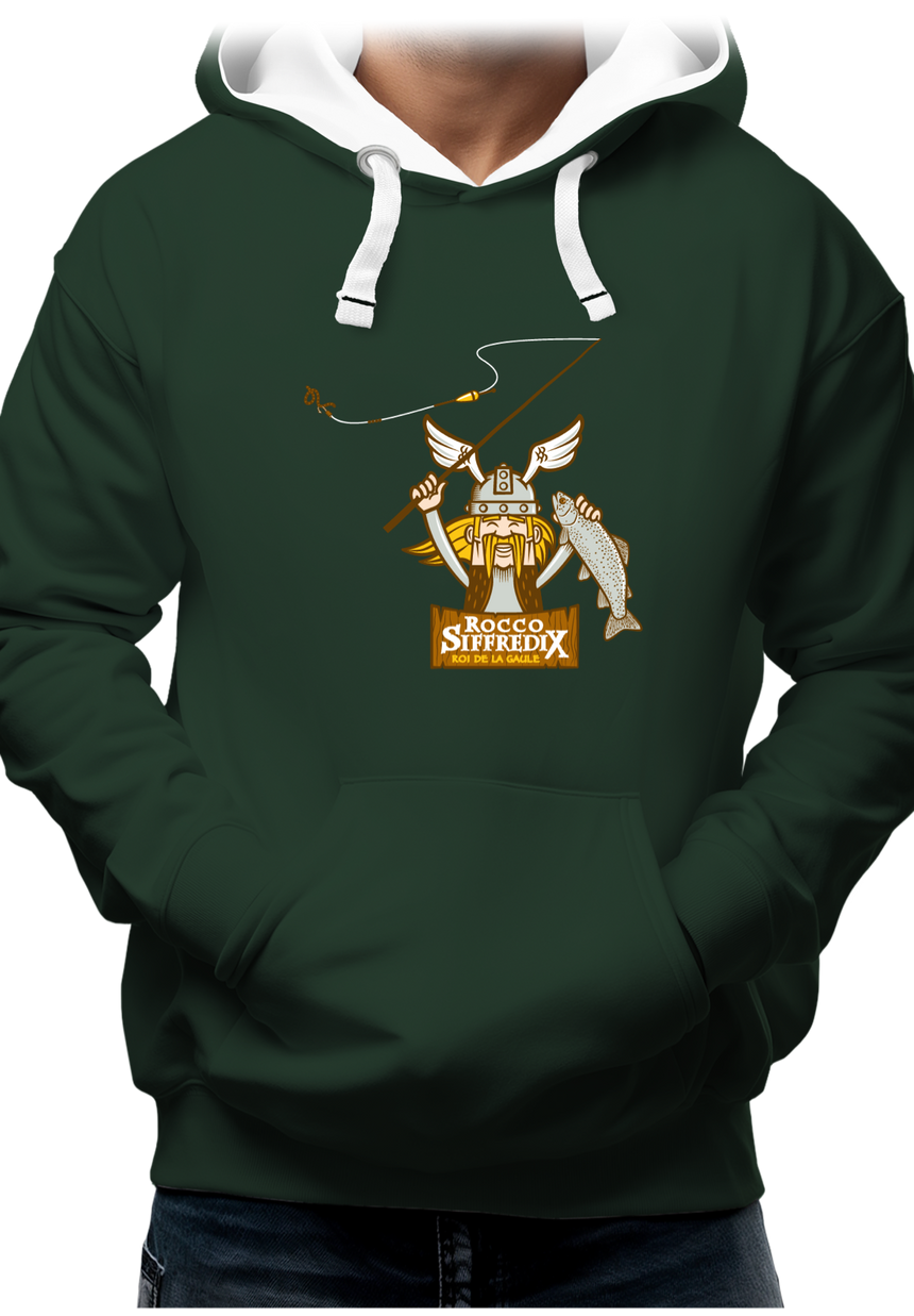 Sweat Adulte Pêcheur roi de la gaule