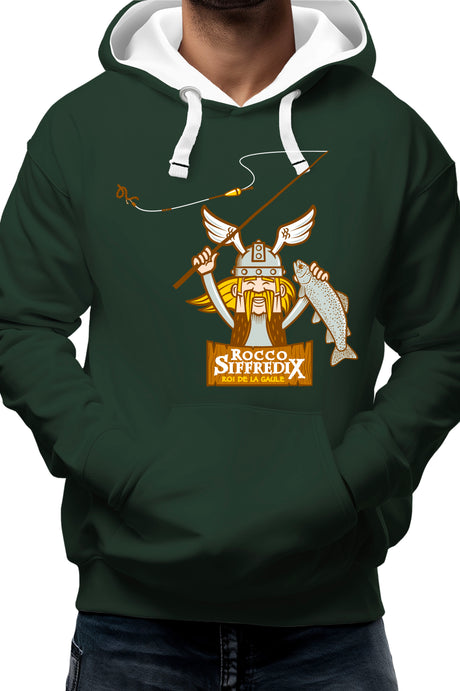 Sweat Adulte Pêcheur roi de la gaule