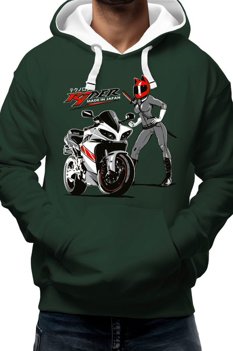 Sweat Adulte Moto R1 Made in Japan