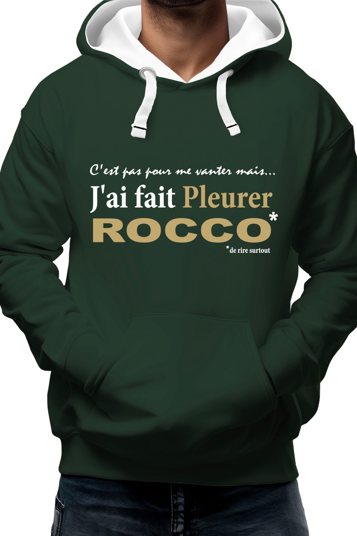 Sweat Adulte J'ai fait pleurer Rocco