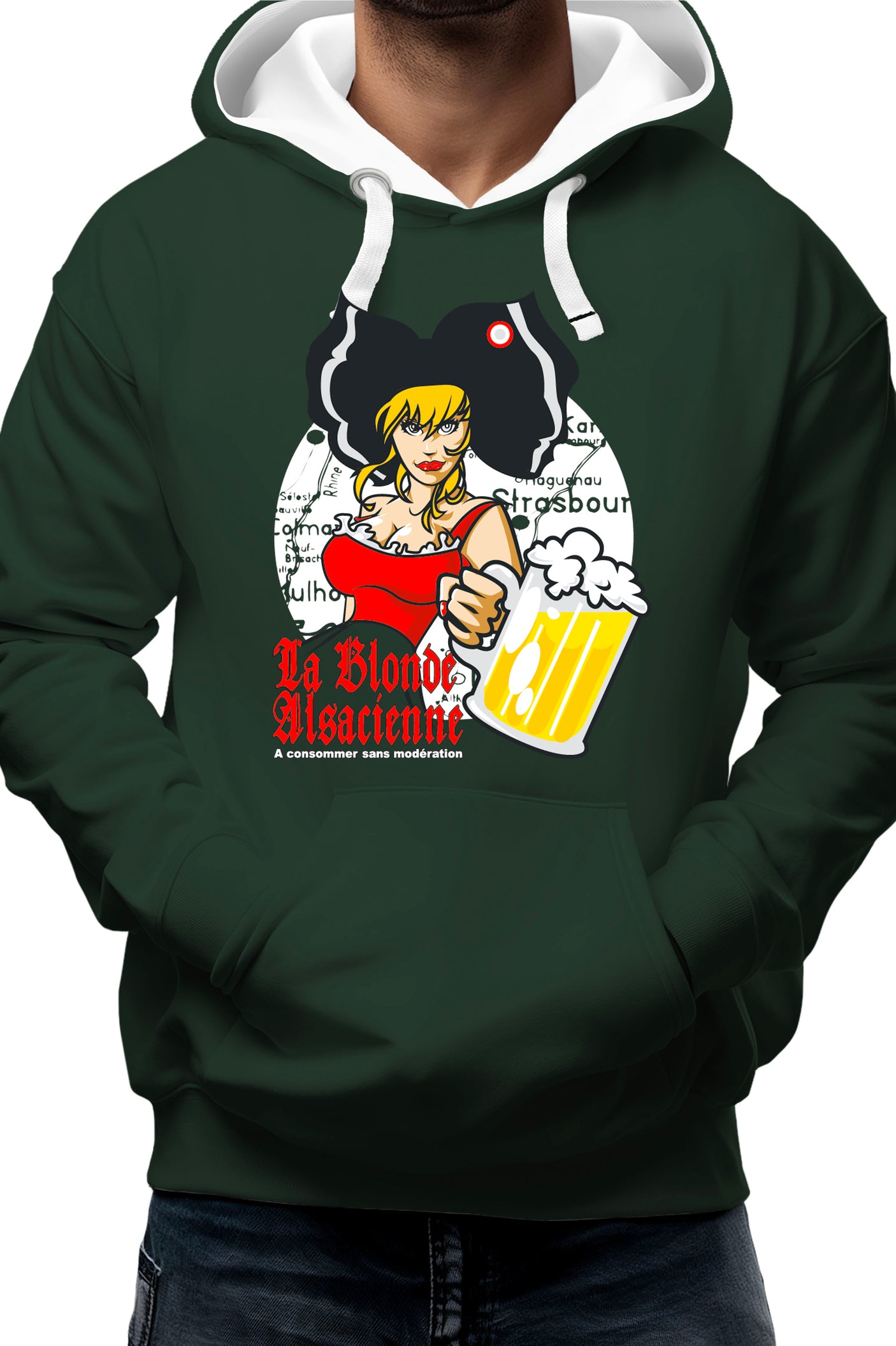 Sweat Adulte La blonde alsacienne