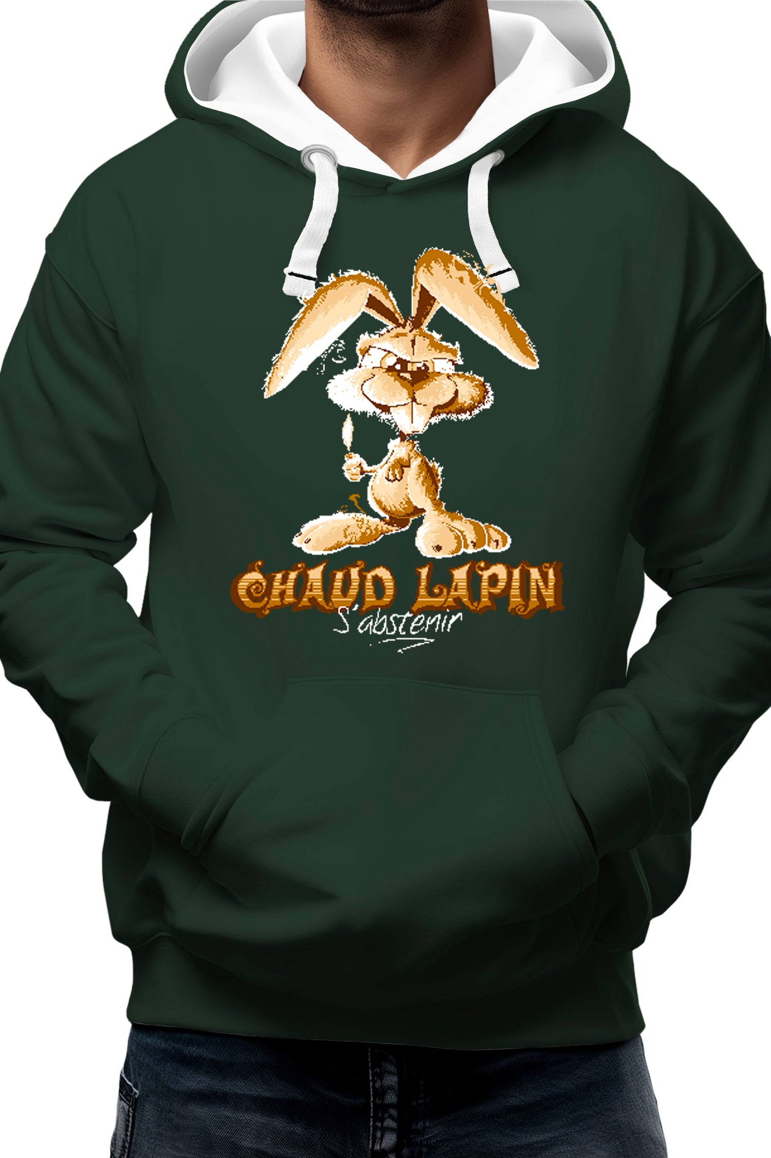 Sweat Adulte Chaud lapin s'abstenir