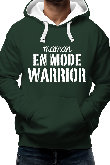 Sweat Adulte Maman en mode warrior