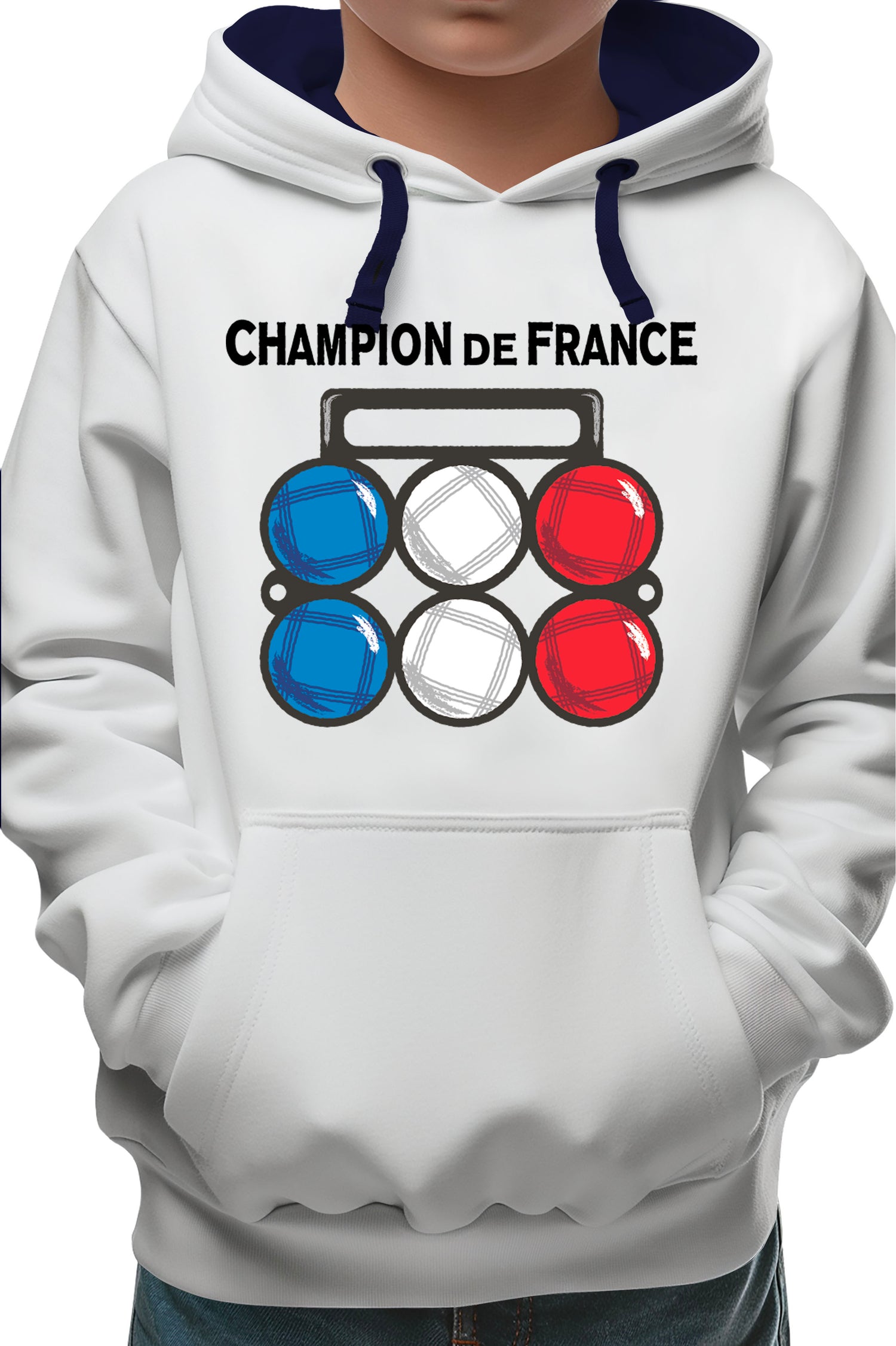 Sweat Enfant Champion de France pétanque