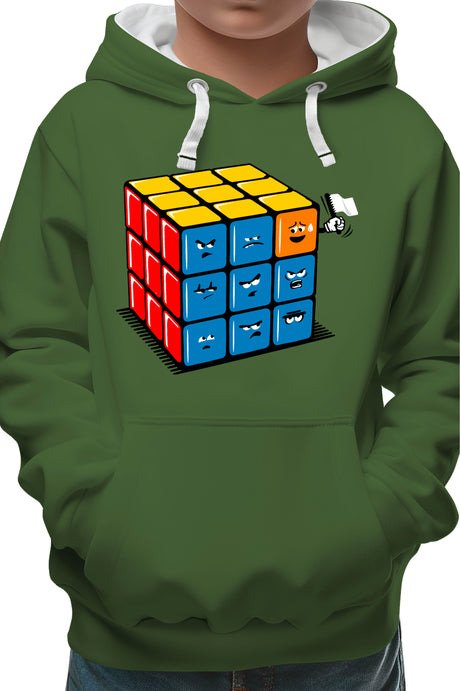Sweat Enfant Ruby cube avec drapeau