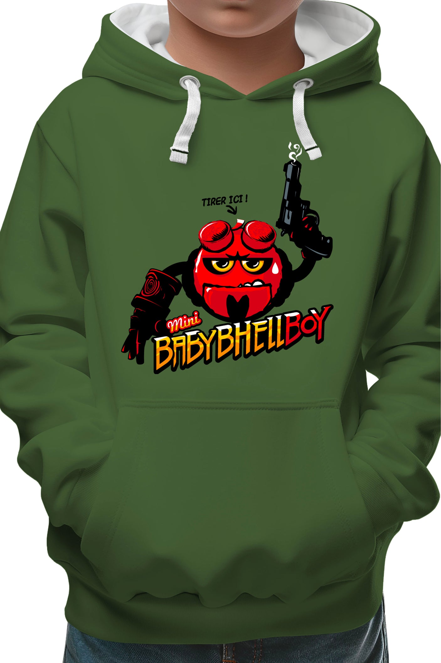 Sweat Enfant Baby Hell boy fromage à deguster