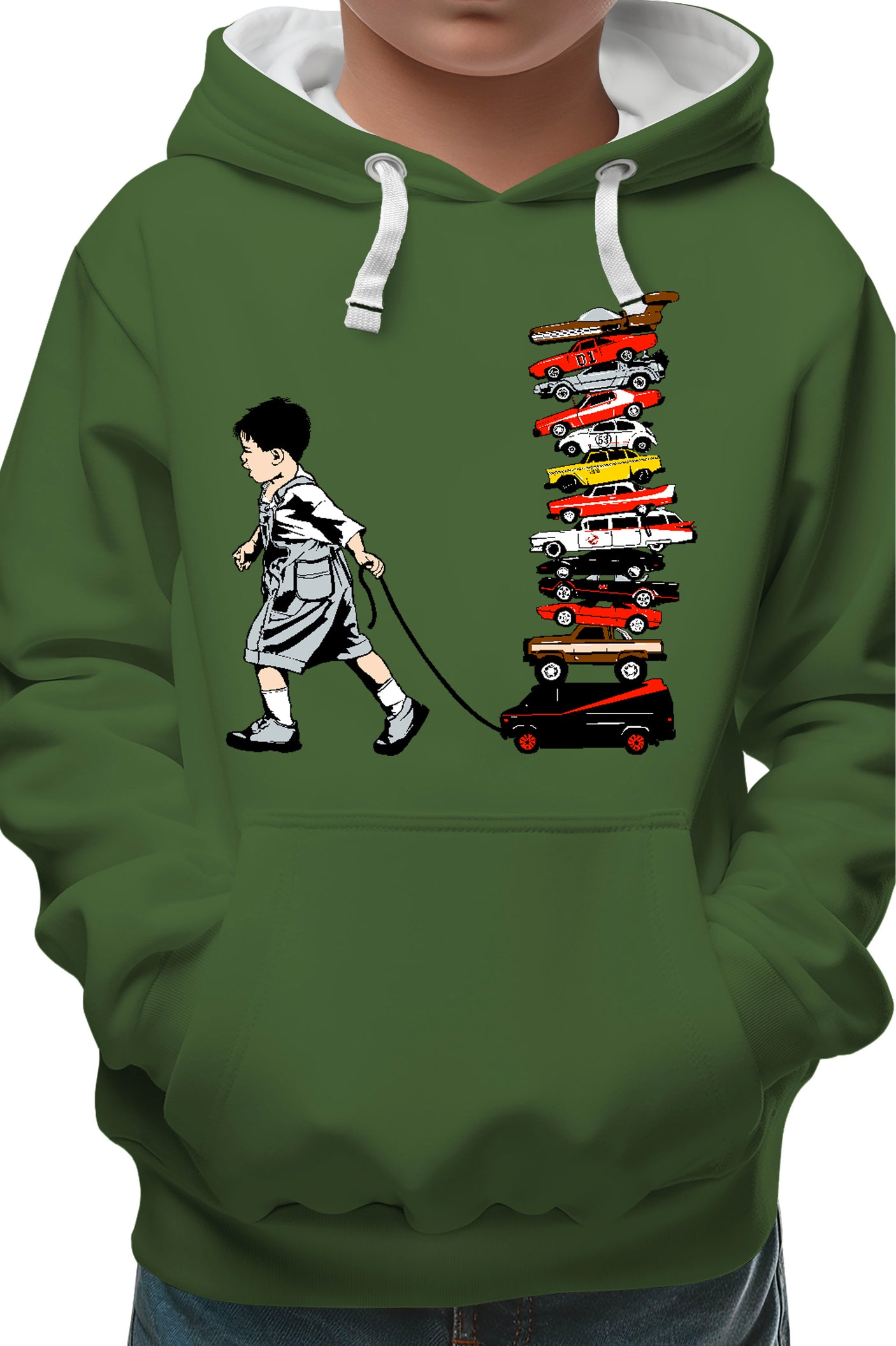 Sweat Enfant La Collection de voitures via les séries télé