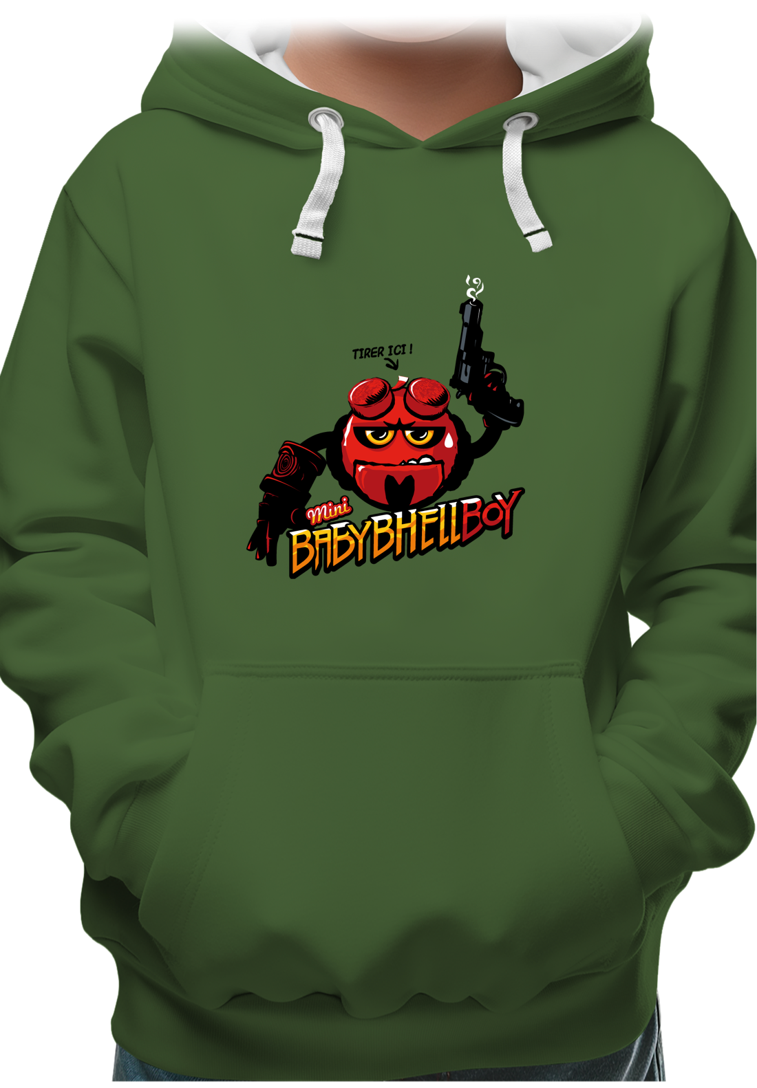 Sweat Enfant Baby Hell boy fromage à deguster