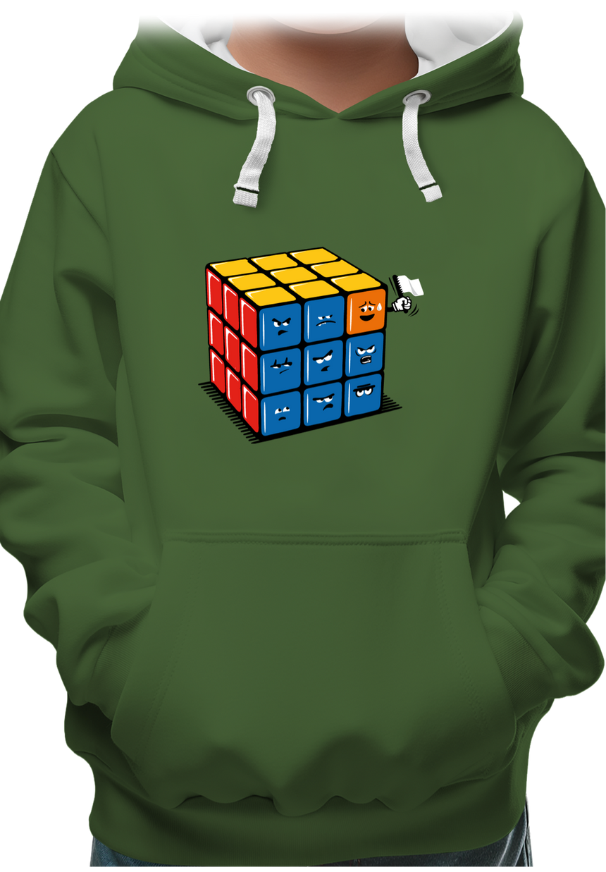 Sweat Enfant Ruby cube avec drapeau