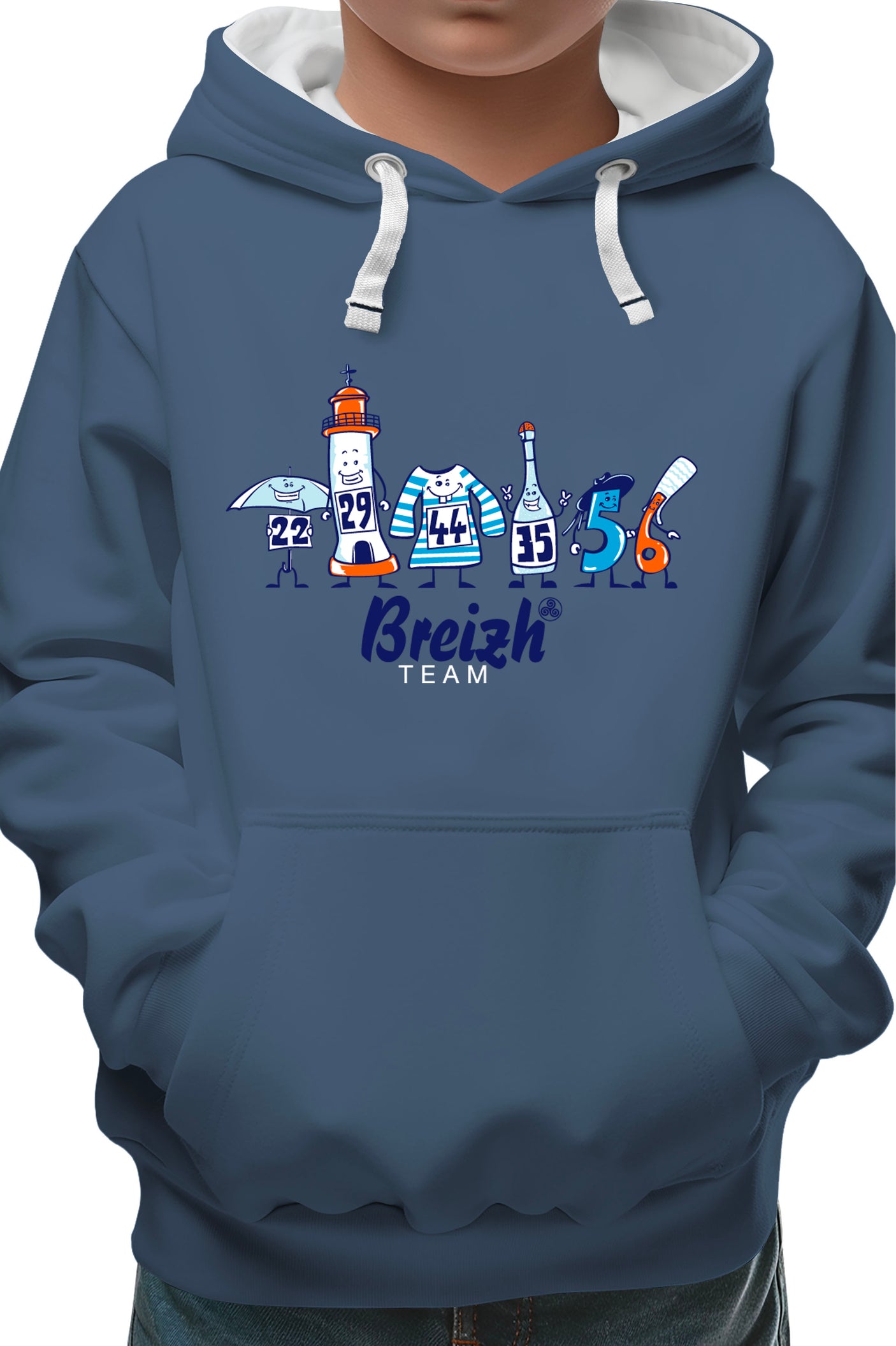 Sweat Enfant Breizh team département
