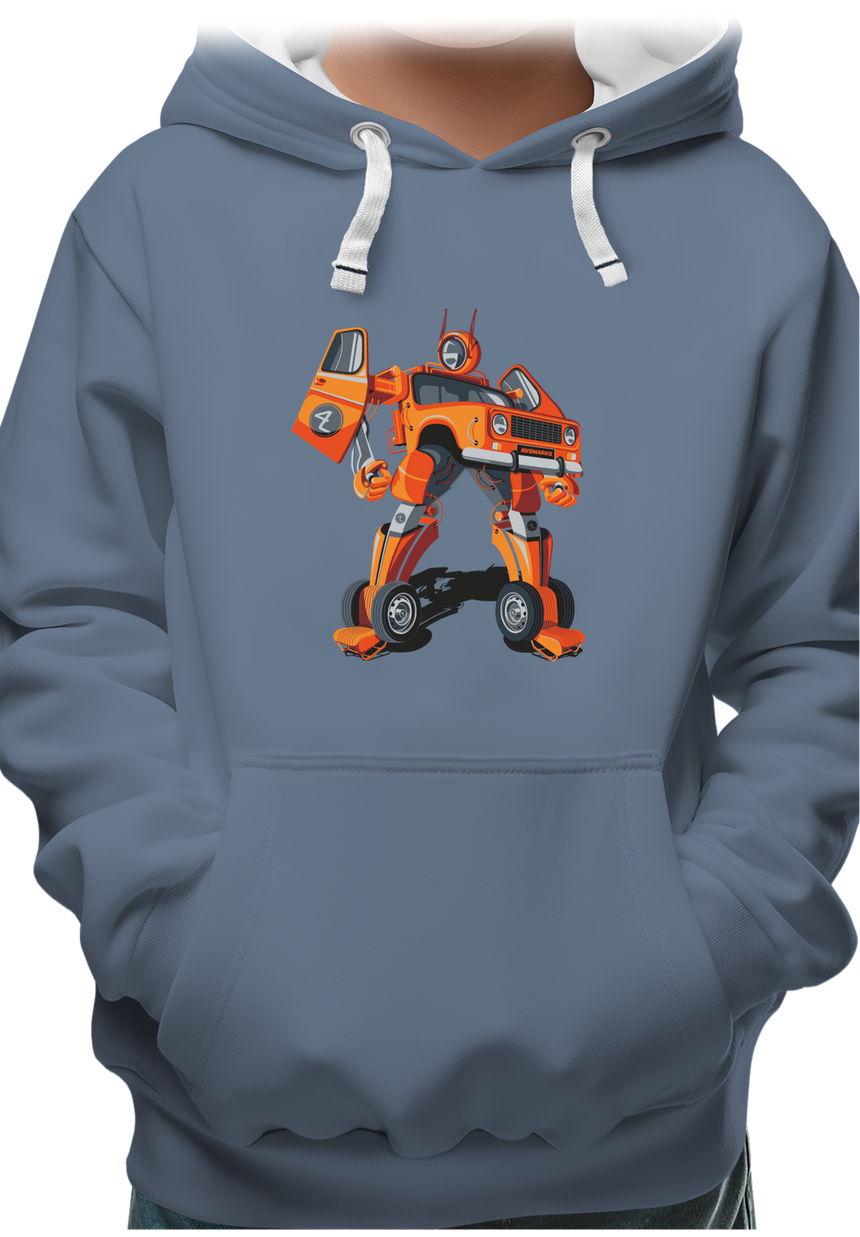 Sweat Enfant Voiture 4L Transformer