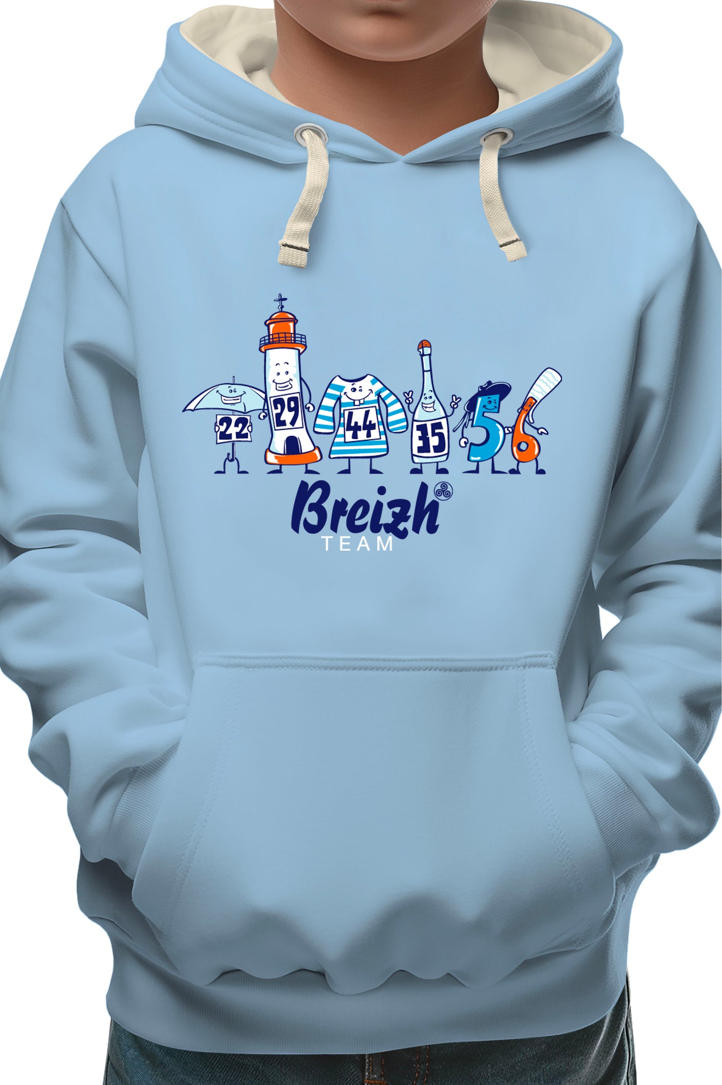 Sweat Enfant Breizh team département