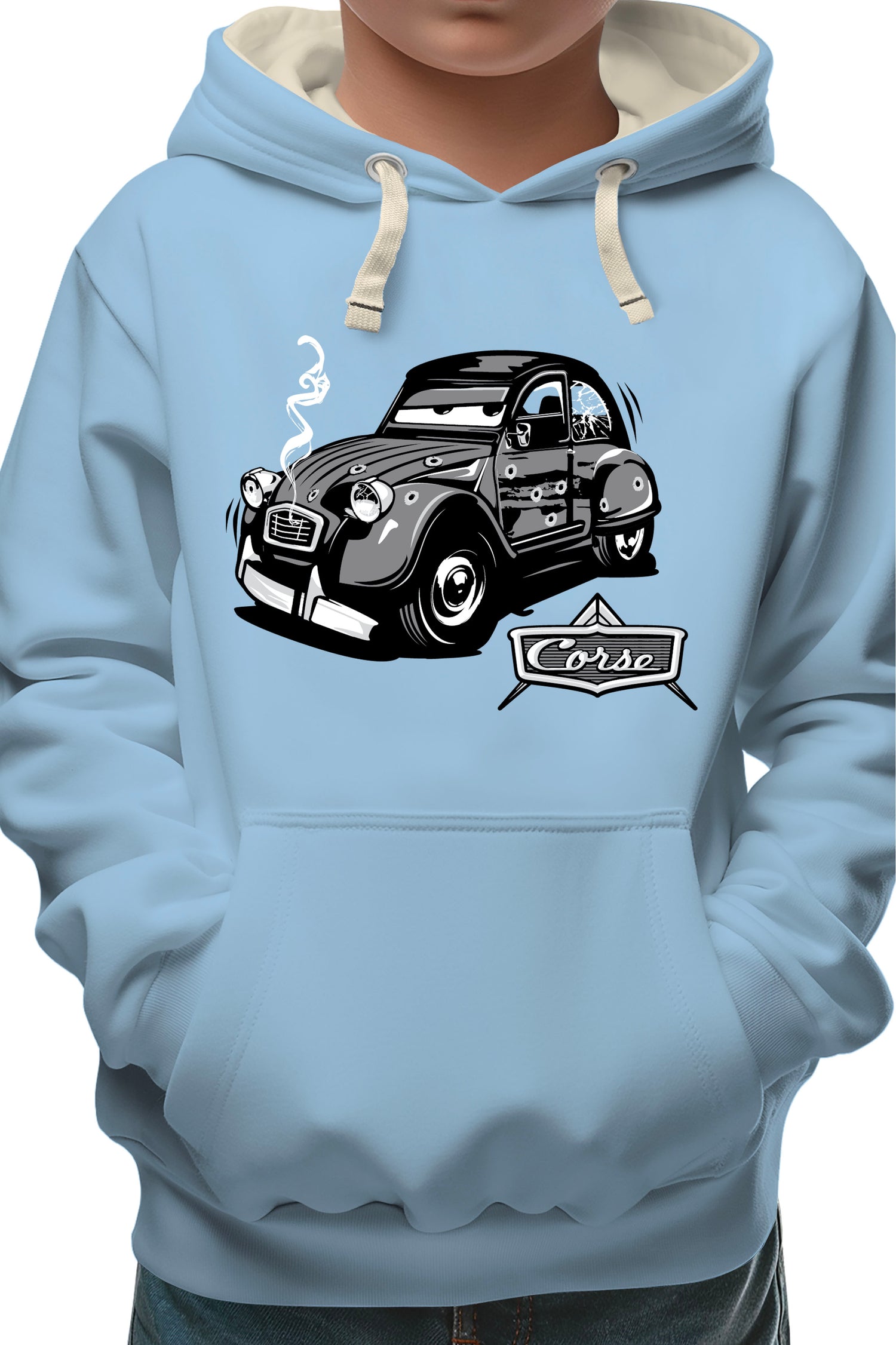 Sweat Enfant Deuch dessin animé made in Corse