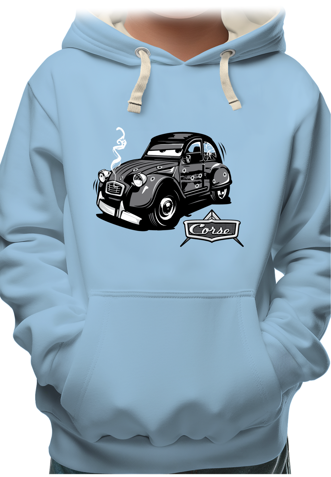 Sweat Enfant Deuch dessin animé made in Corse