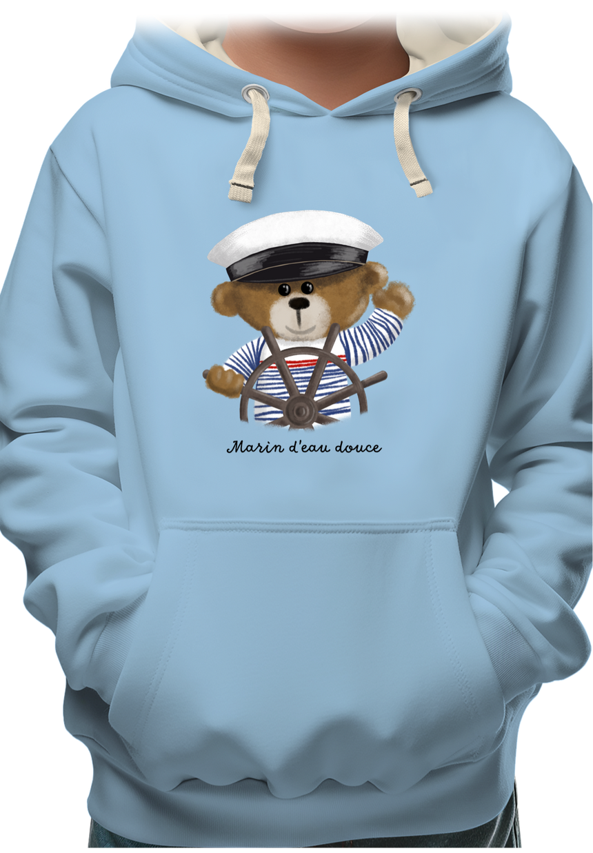 Sweat Enfant Ourson marin d'eau douce