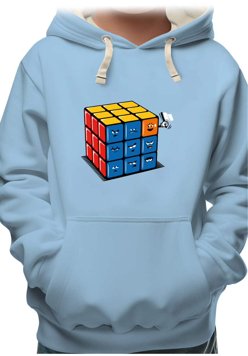 Sweat Enfant Ruby cube avec drapeau