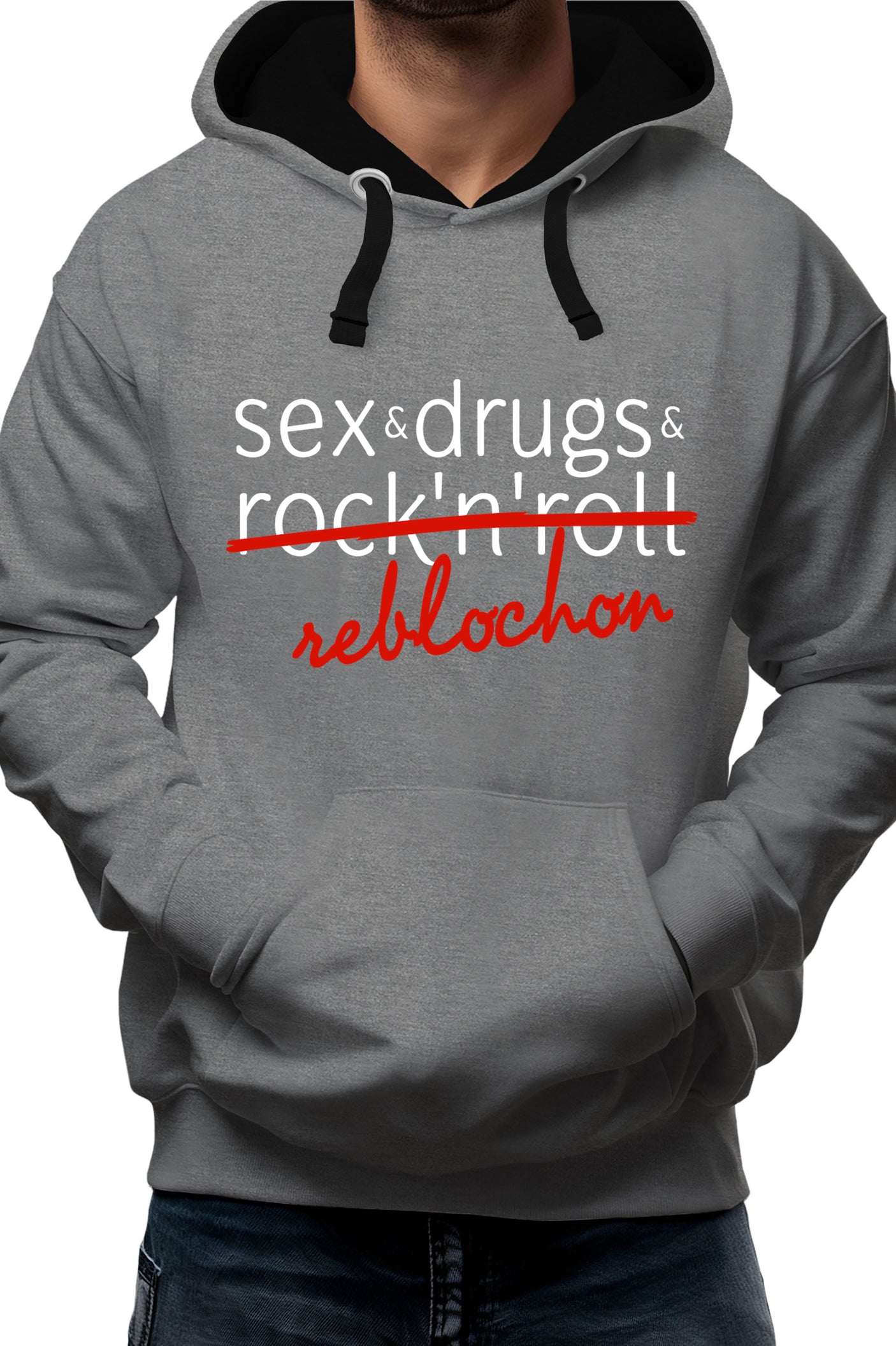 Sweat Adulte Snow Sex Rock Fromage