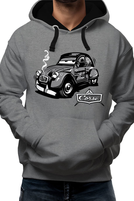 Sweat Adulte Deuch dessin animé made in Corse