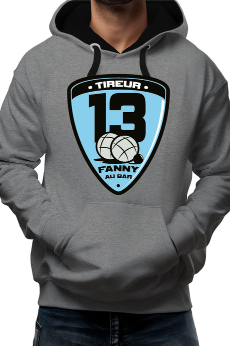 Sweat Adulte Fanny au bar, tireur