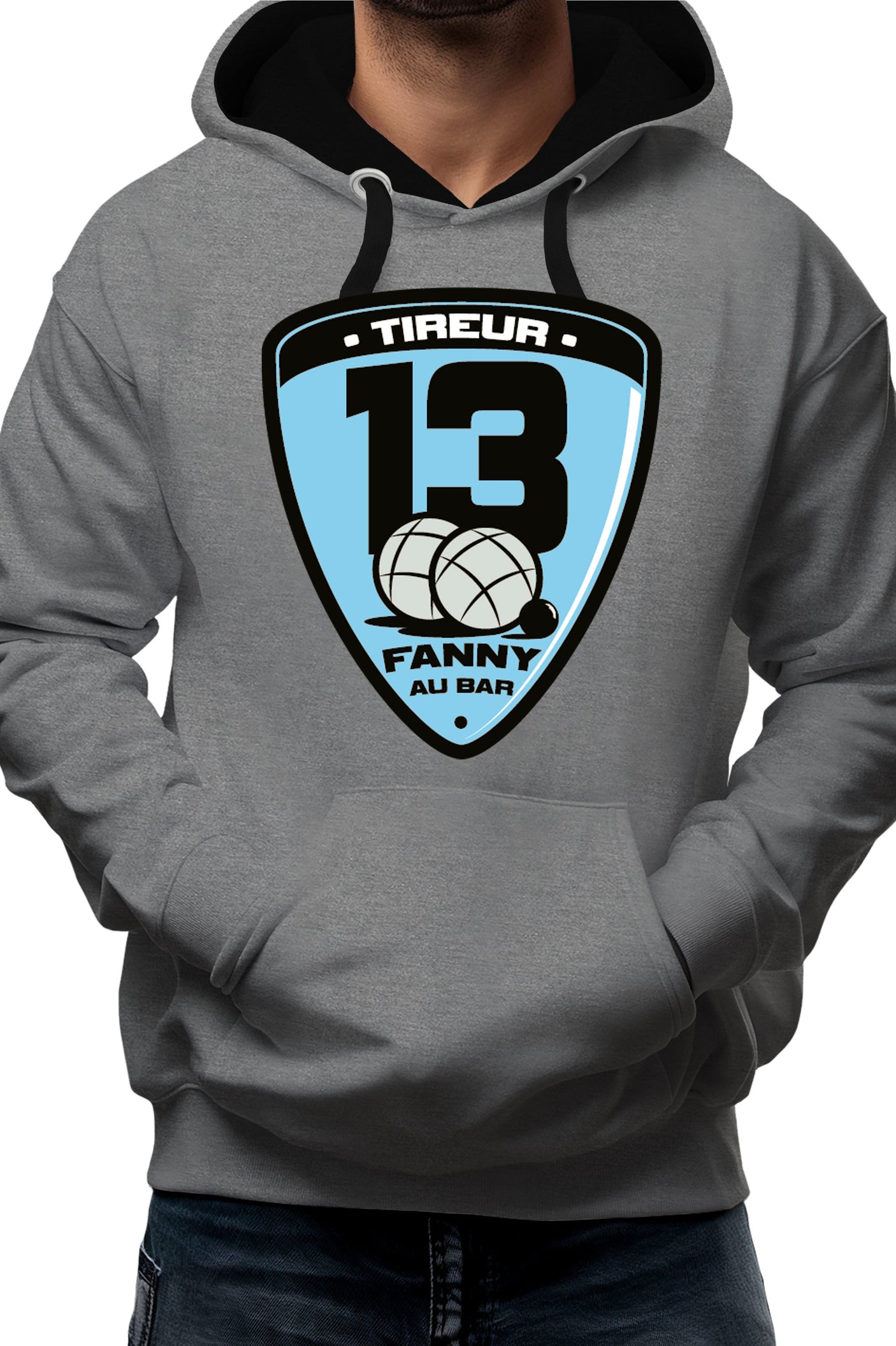 Sweat Adulte Fanny au bar, tireur