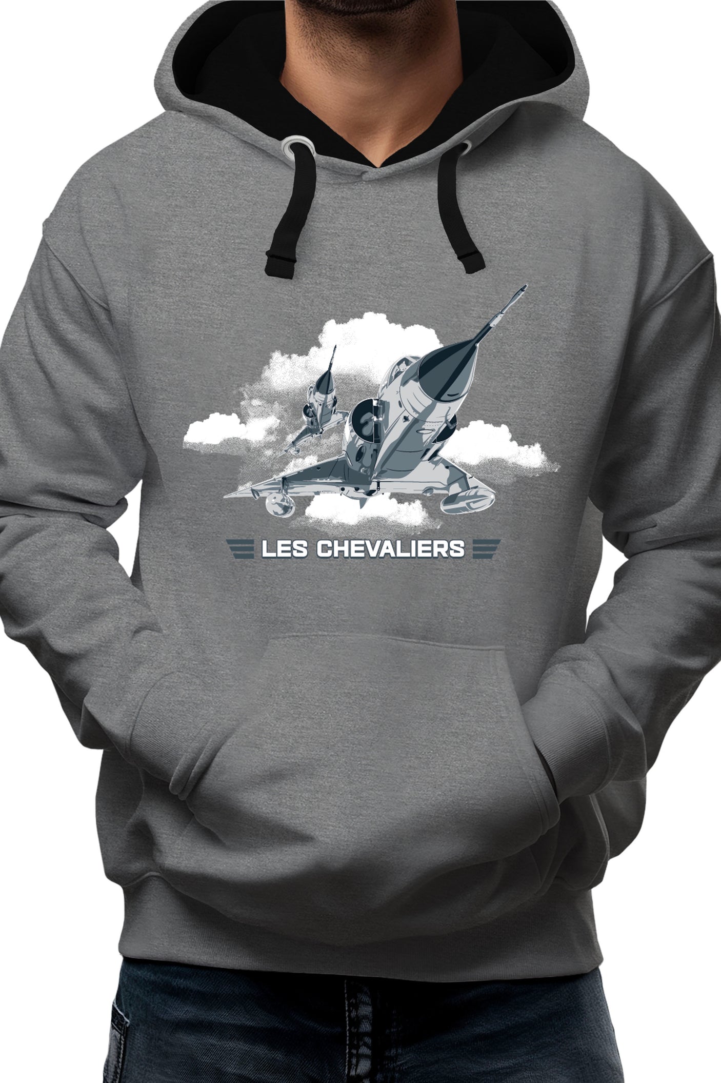 Sweat Adulte Avion de chasse les chevaliers du ciel