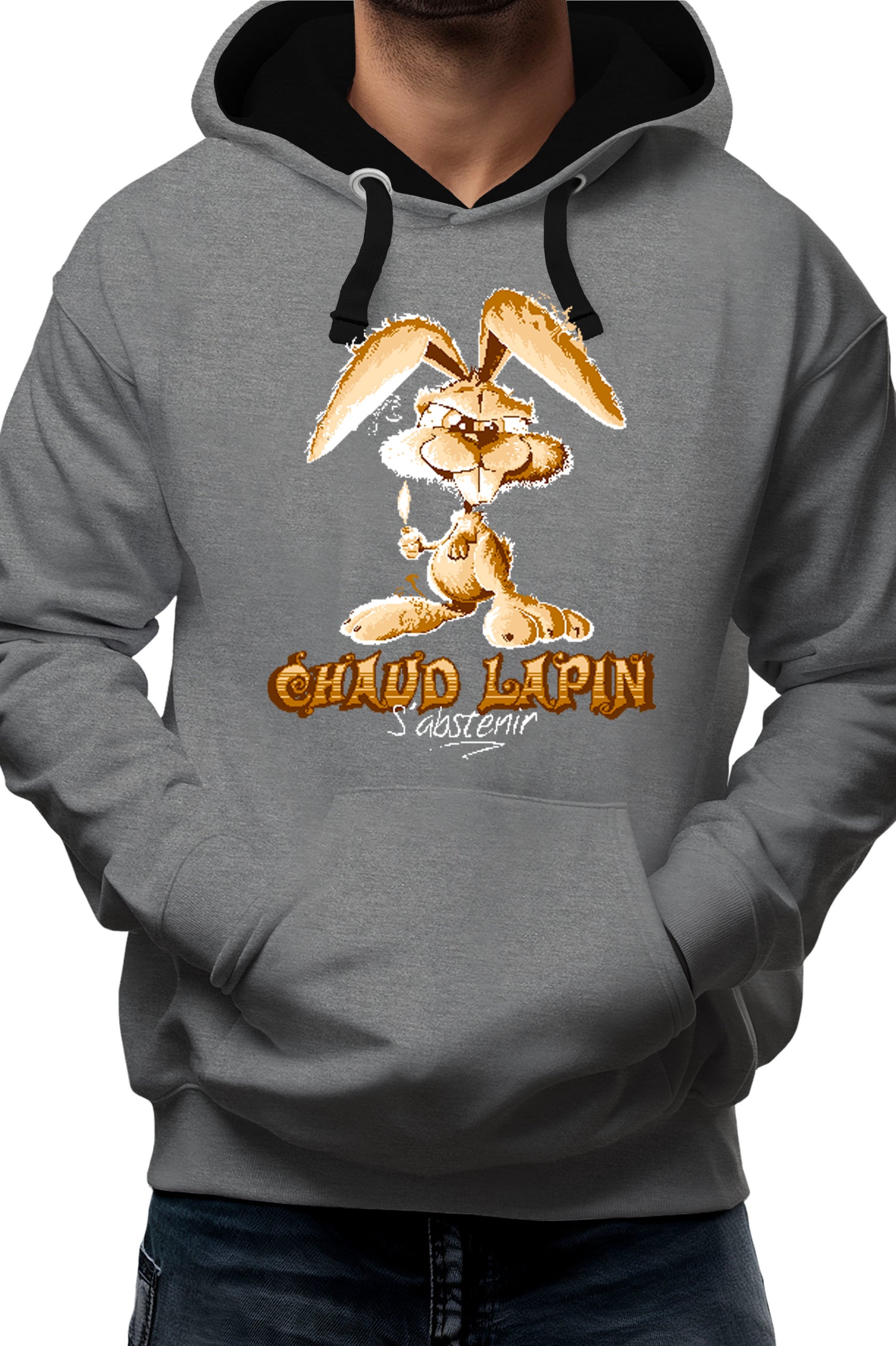 Sweat Adulte Chaud lapin s'abstenir