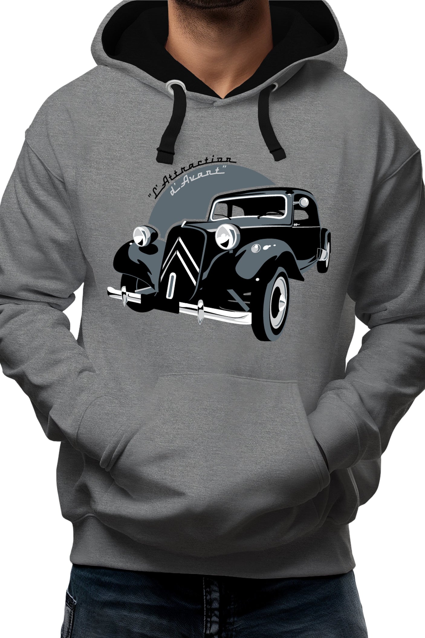 Sweat Adulte La Traction, l'attraction d'avant