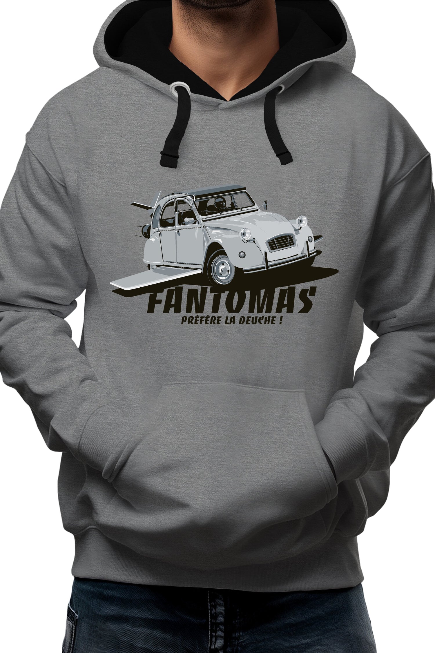 Sweat Adulte Fantomas préfère la deuch
