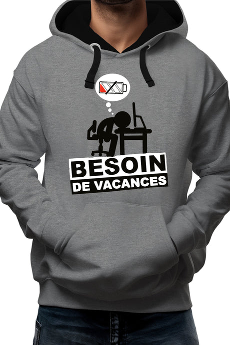 Sweat Adulte Besoin de vacances