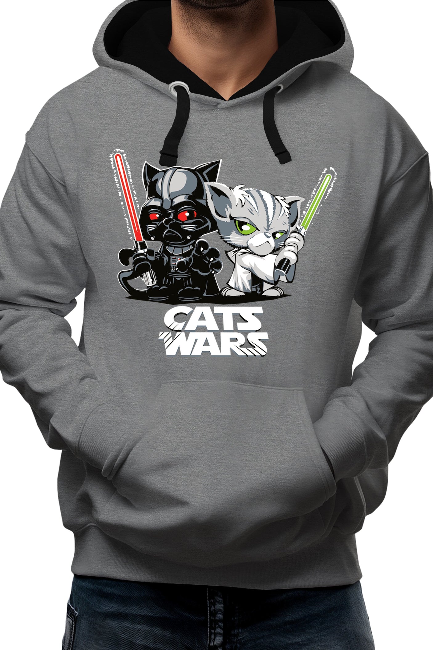 Sweat Adulte Le coté obscur des chats