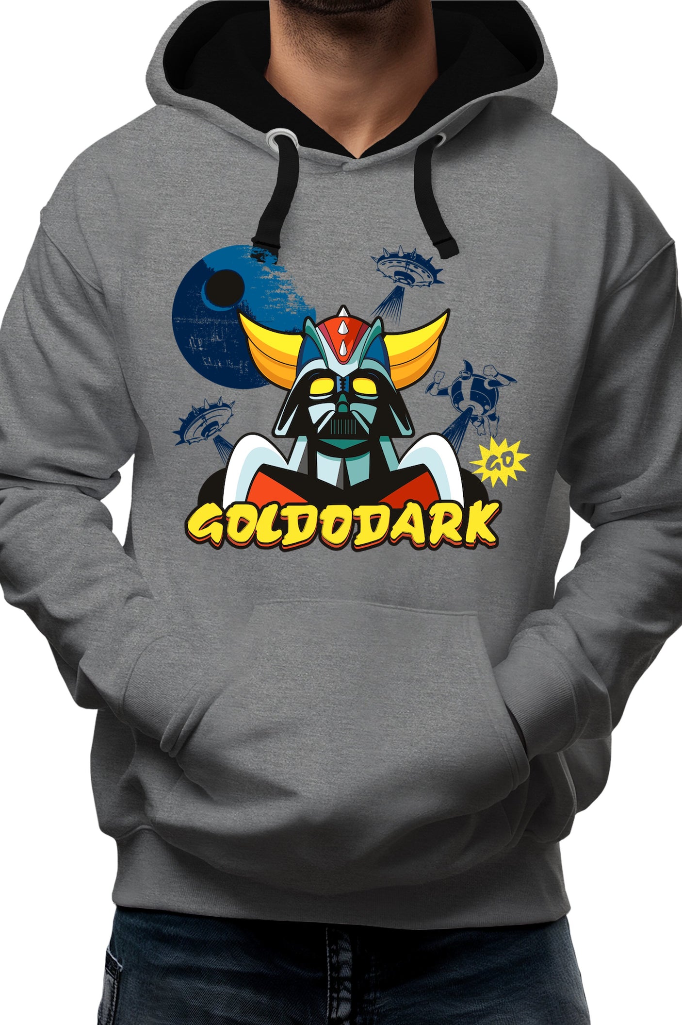 Sweat Adulte Goldodark le retour de l'astérohache