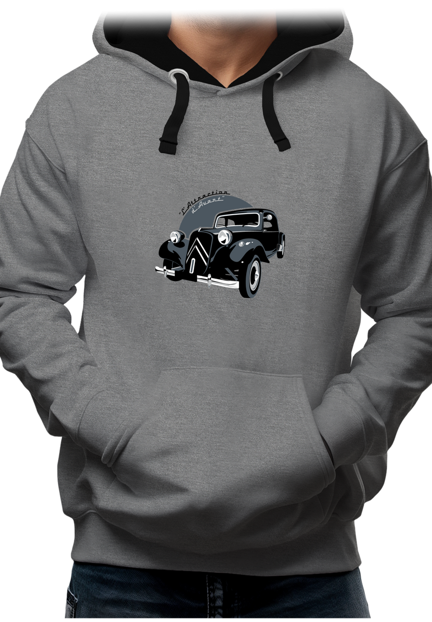 Sweat Adulte La Traction, l'attraction d'avant