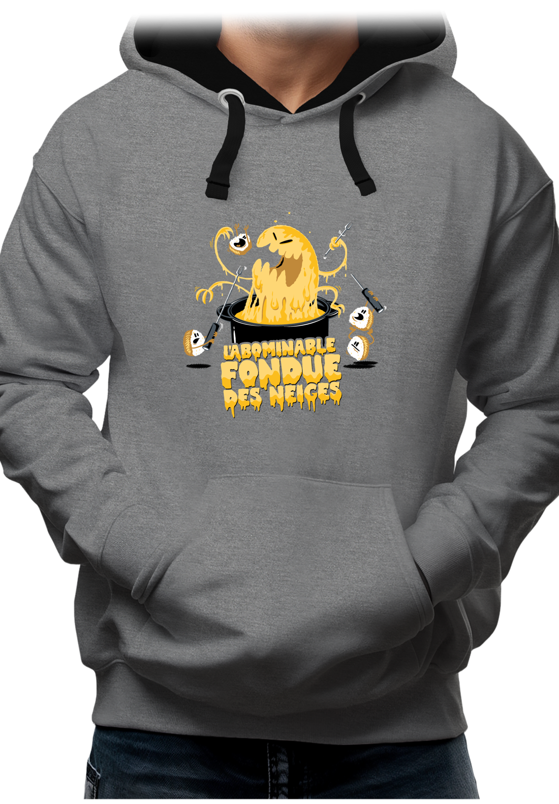 Sweat Adulte L'abominable fondue des neiges