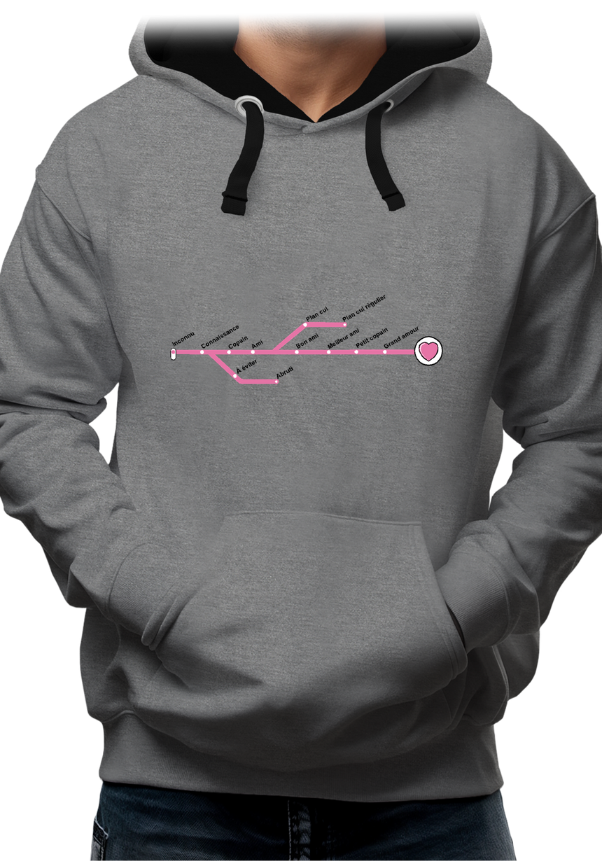 Sweat Adulte Love Line Femme