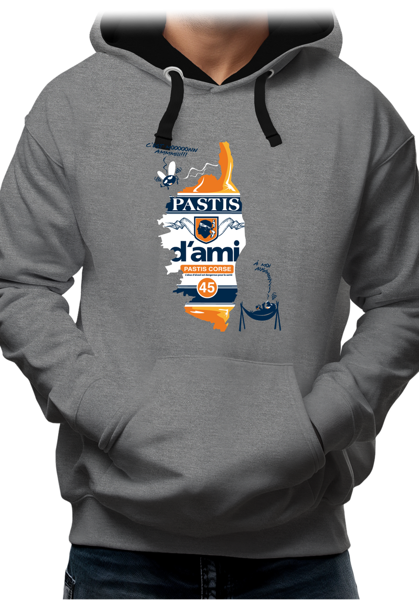 Sweat Adulte Pastis d'ami la boisson Corse