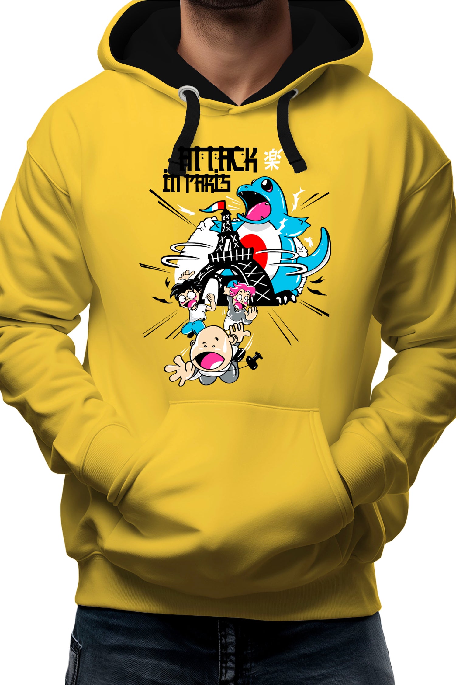 Sweat Adulte Attack In Paris Carapuce