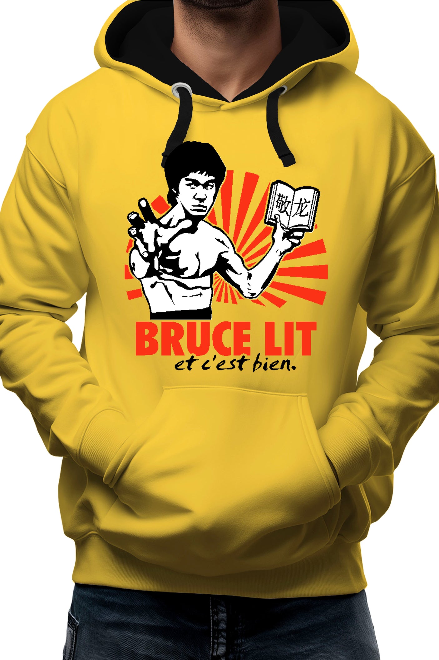 Sweat Adulte Bruce Lit et c'est bien