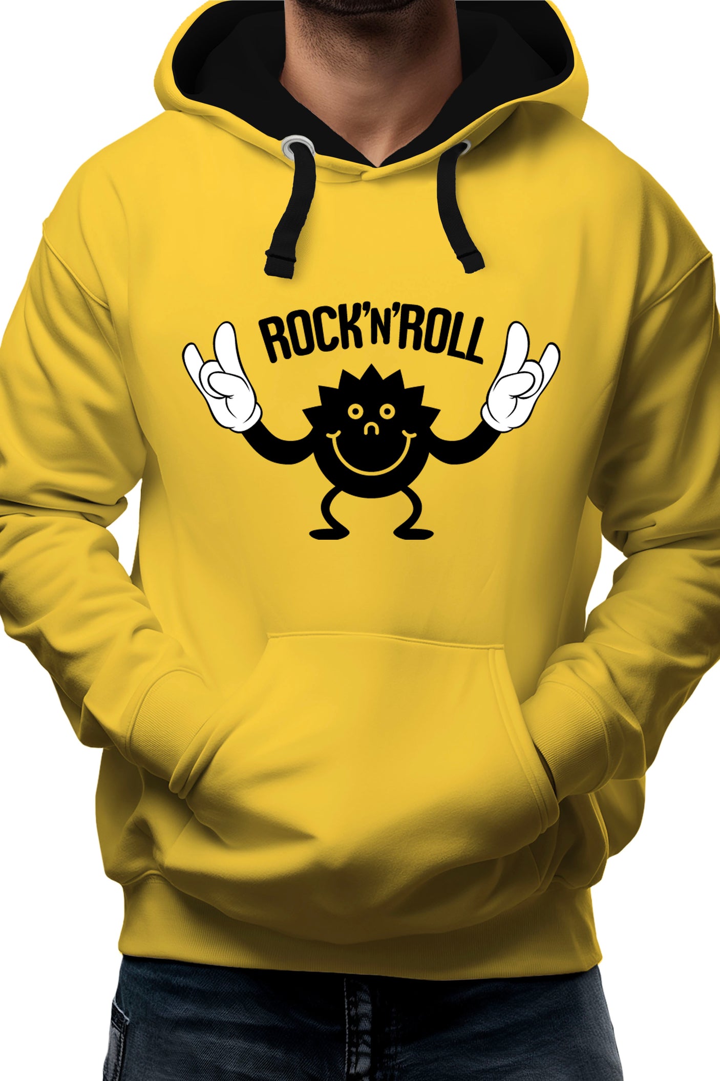 Sweat Adulte Smile Rock'N'Roll