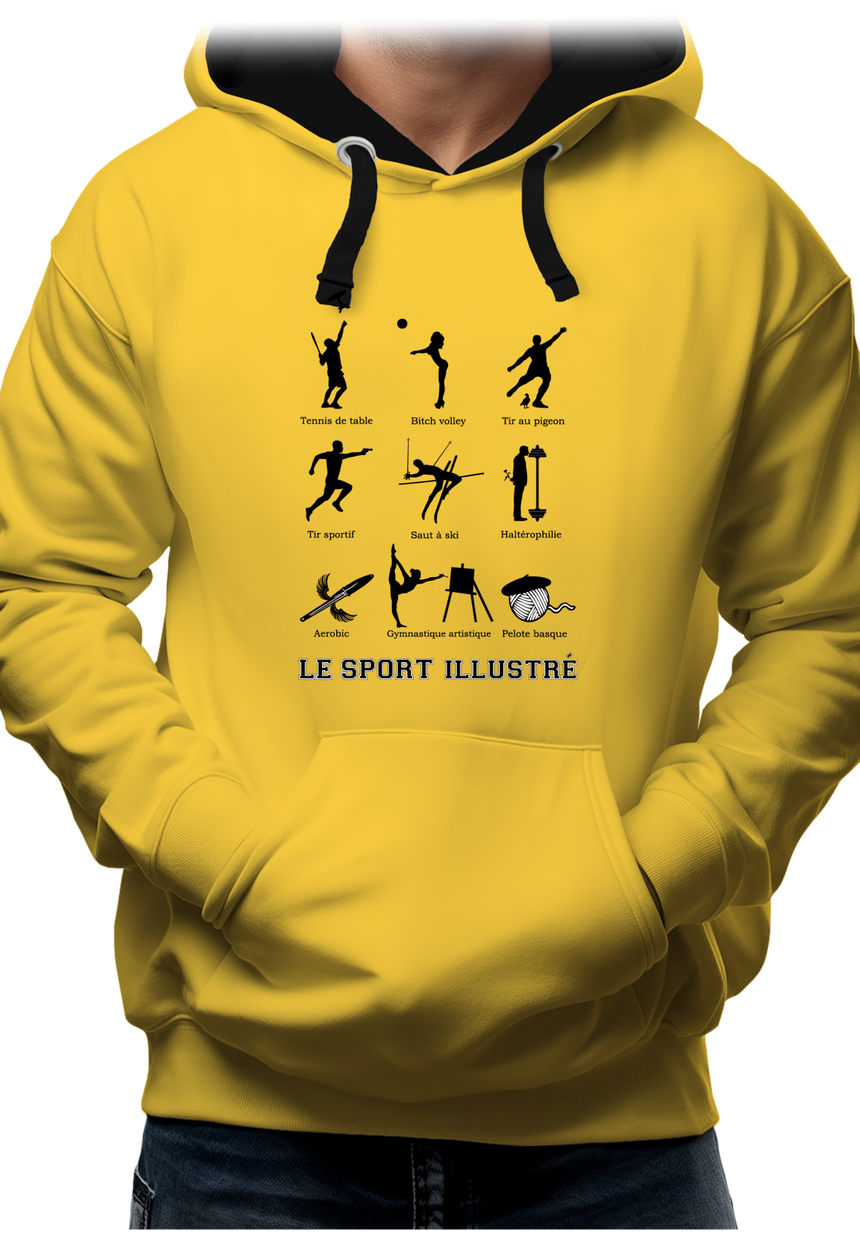 Sweat Adulte Sport Illustré made in Pays Basque