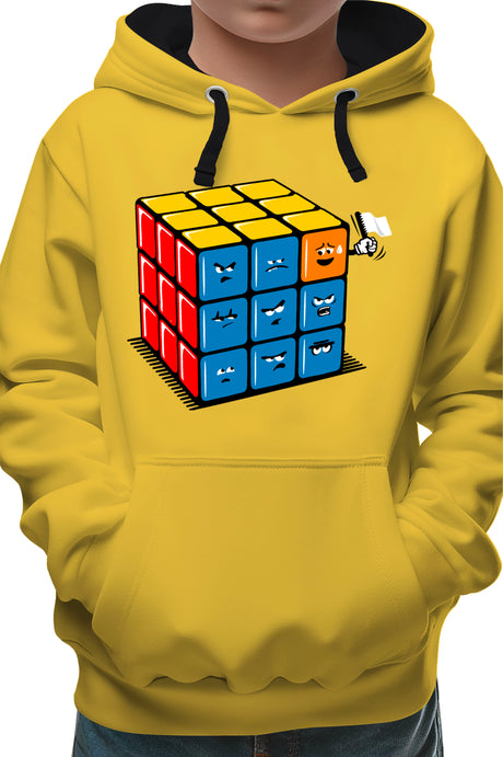 Sweat Enfant Ruby cube avec drapeau