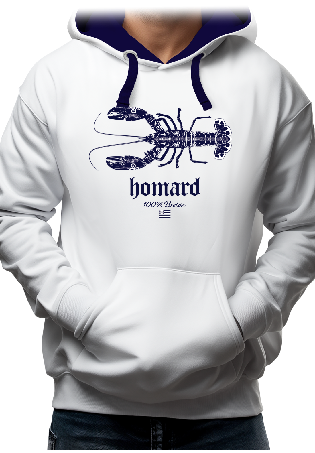 Sweat Adulte Homard 100% breton
