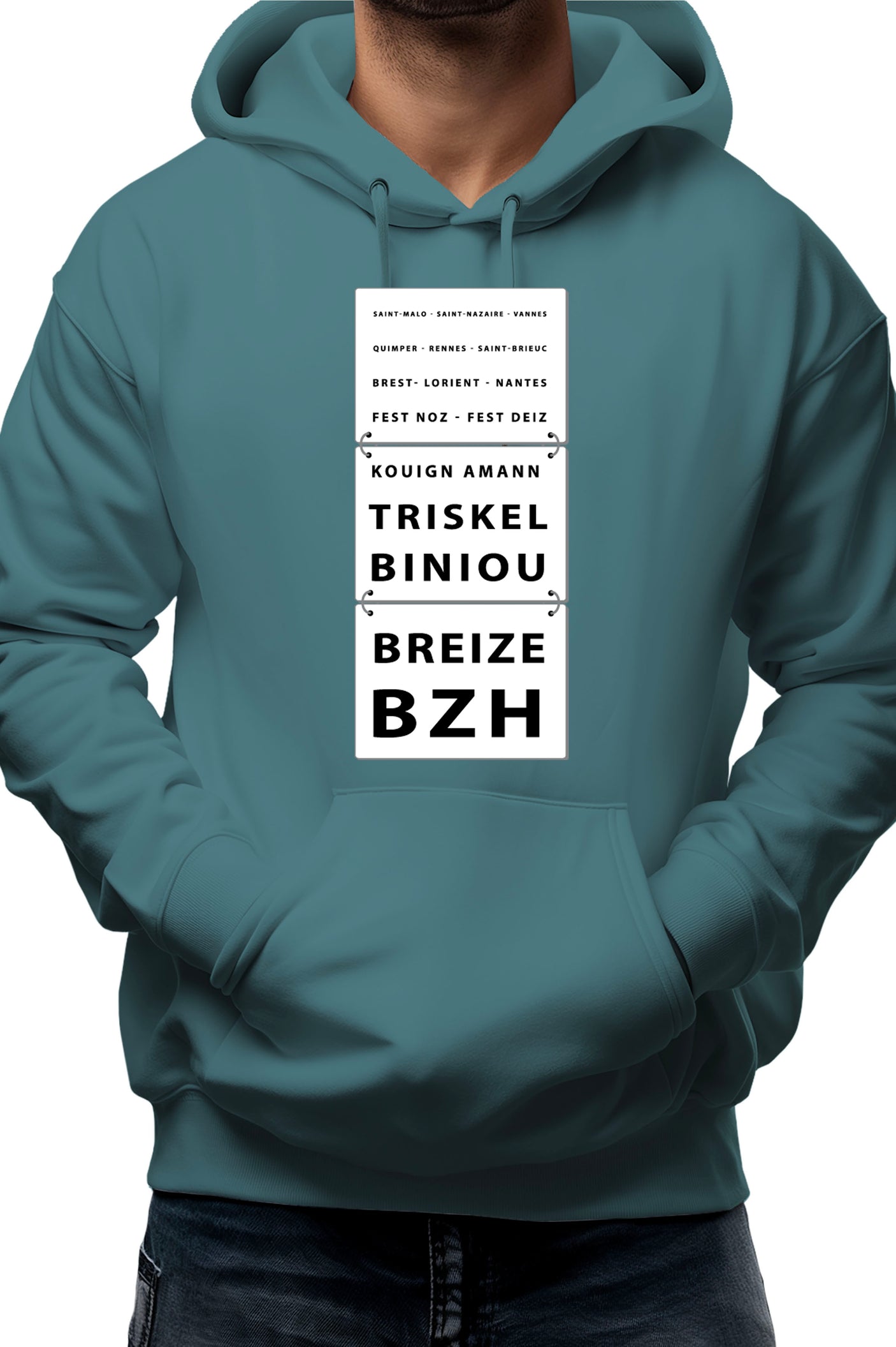 Sweat Adulte Test acuité visuelle made in Bretagne