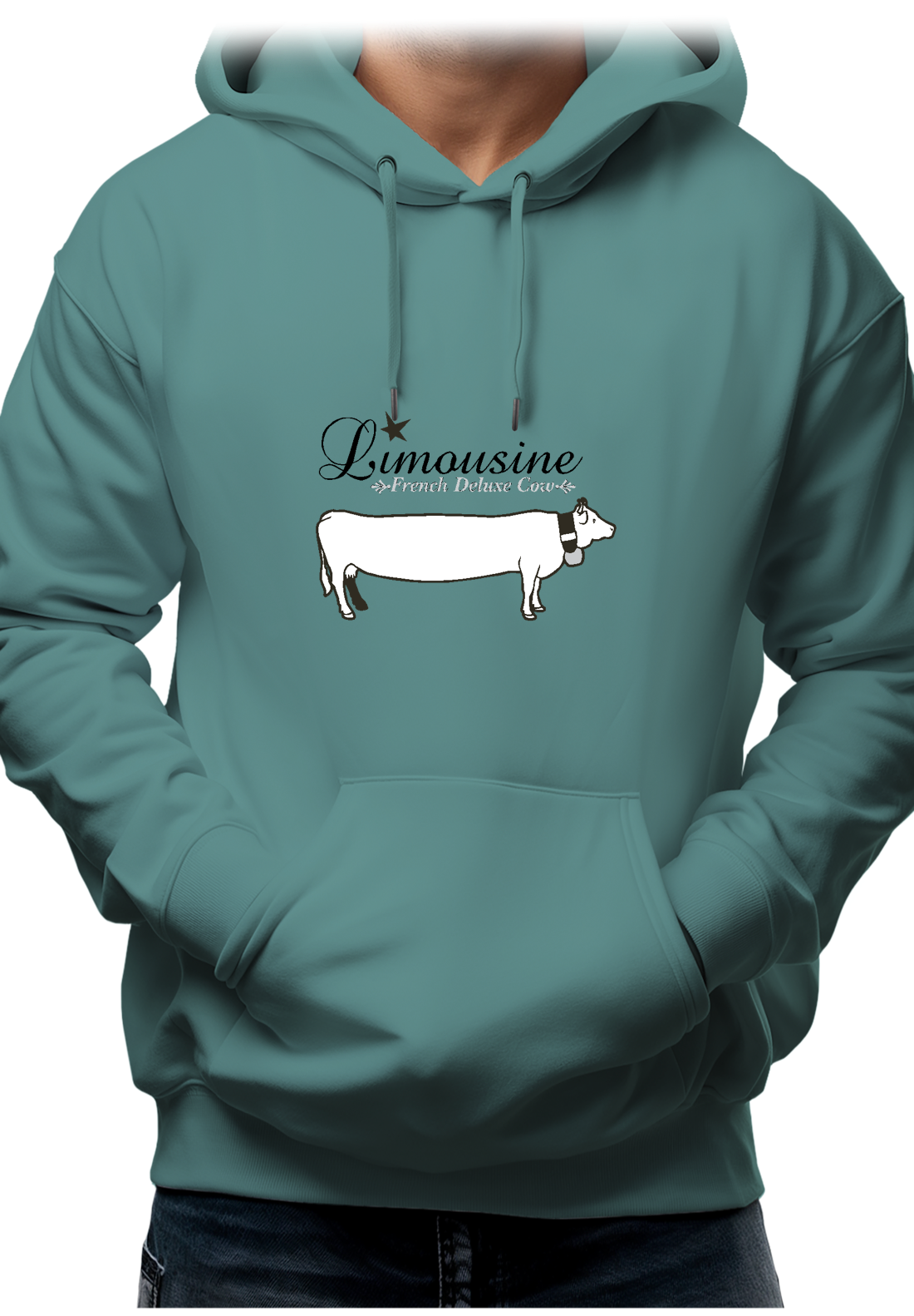 Sweat Adulte Limousine French Deluxe Cow