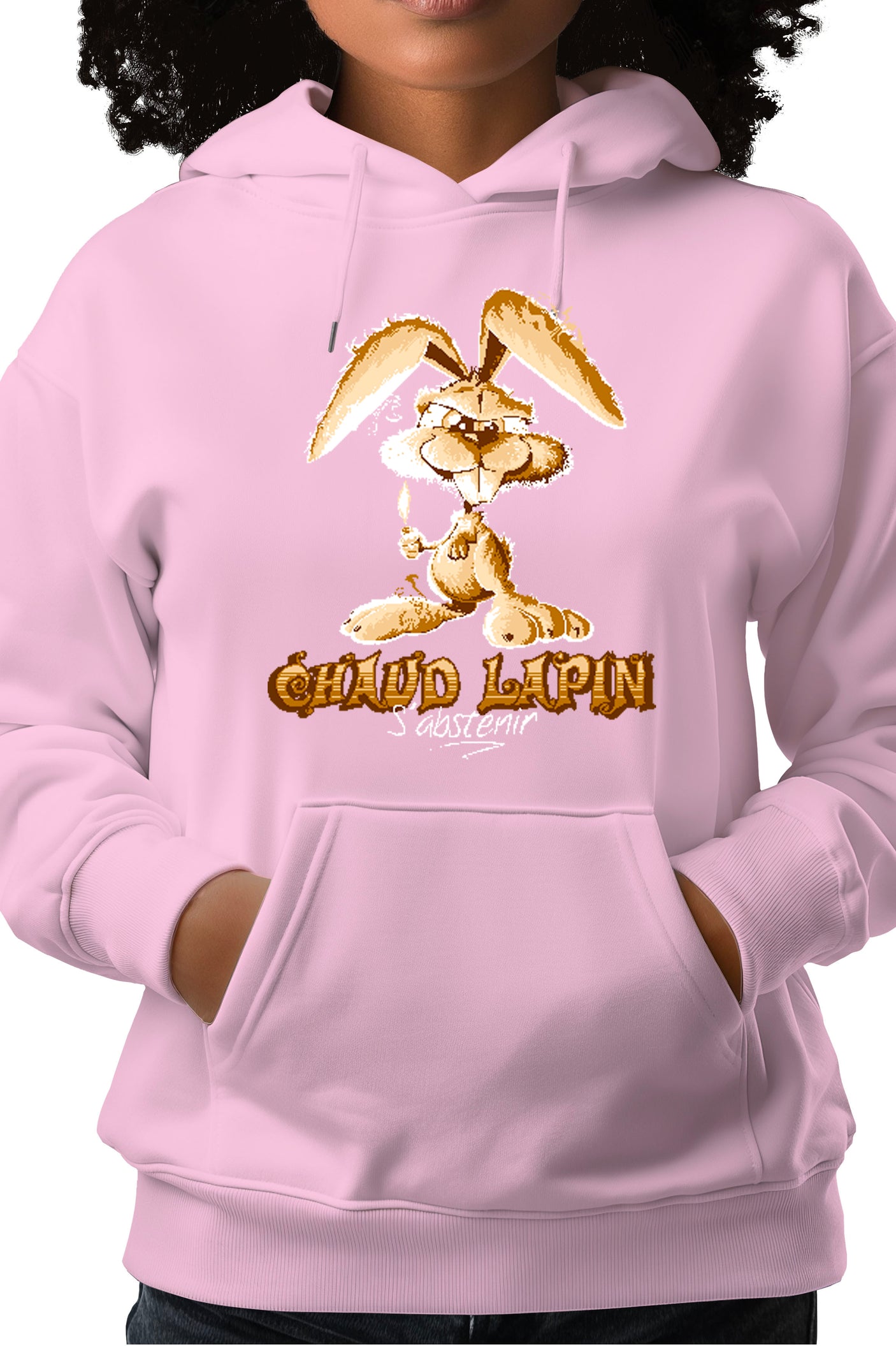 Sweat Adulte Chaud lapin s'abstenir