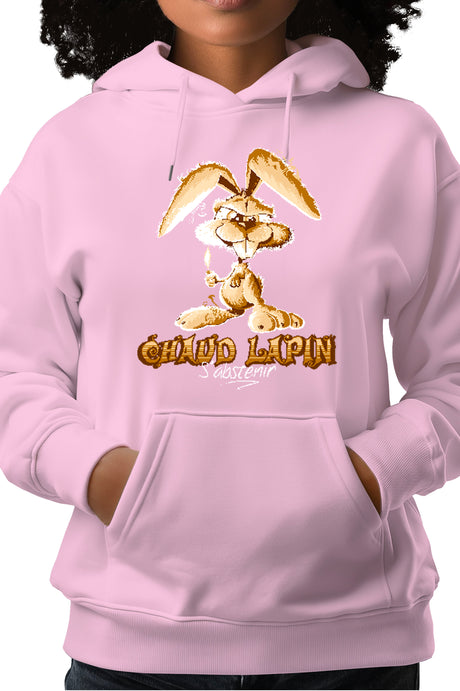 Sweat Adulte Chaud lapin s'abstenir