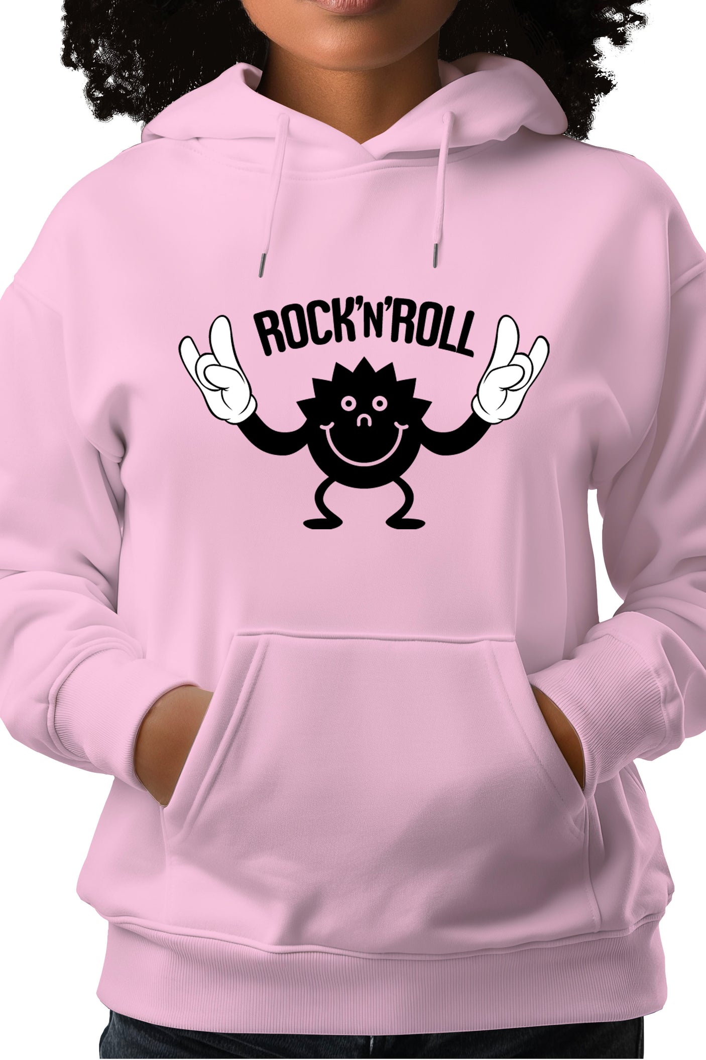 Sweat Adulte Smile Rock'N'Roll