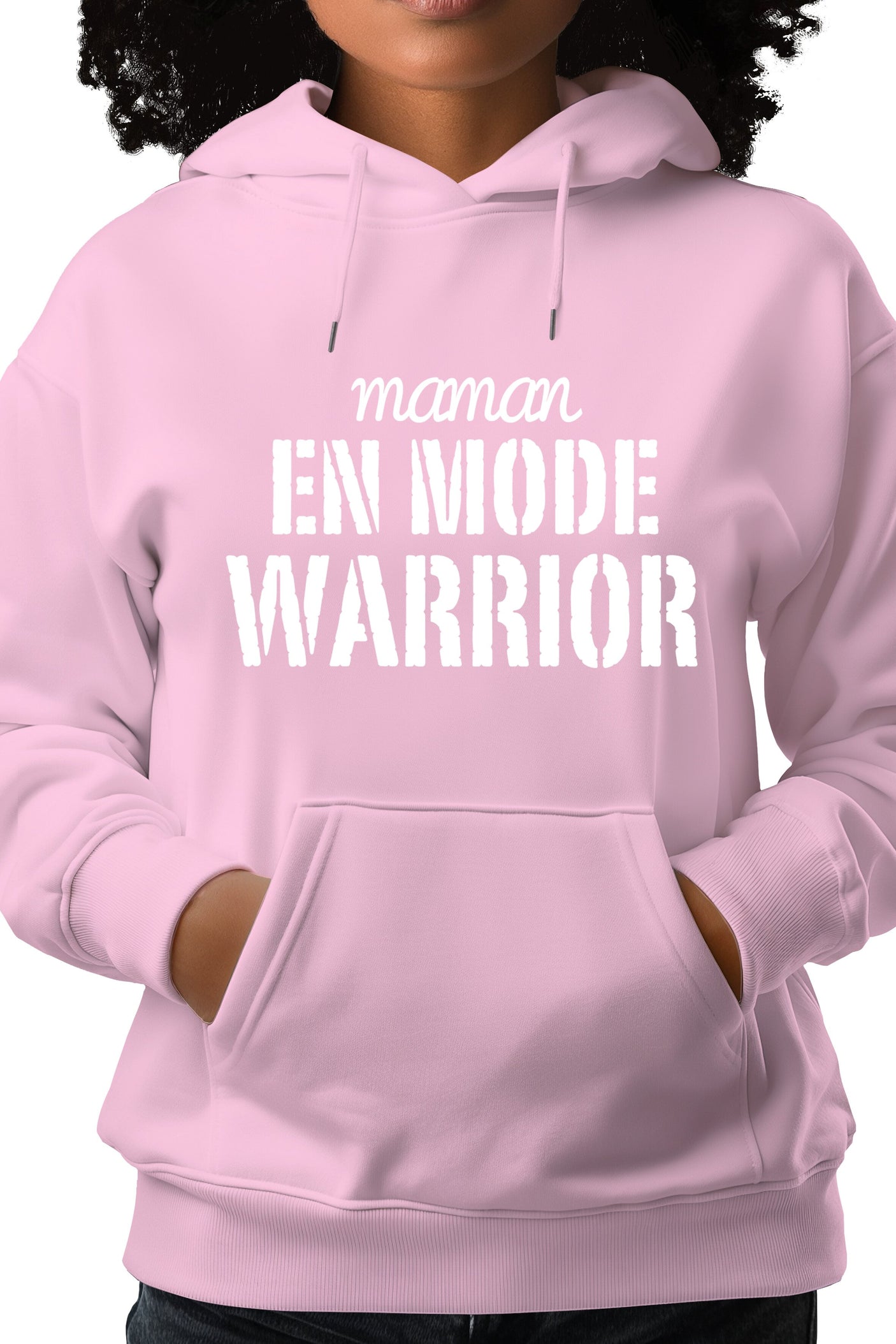 Sweat Adulte Maman en mode warrior