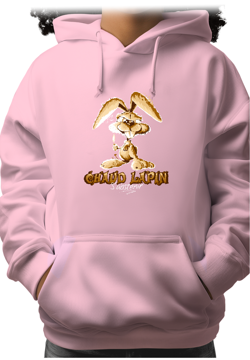 Sweat Adulte Chaud lapin s'abstenir