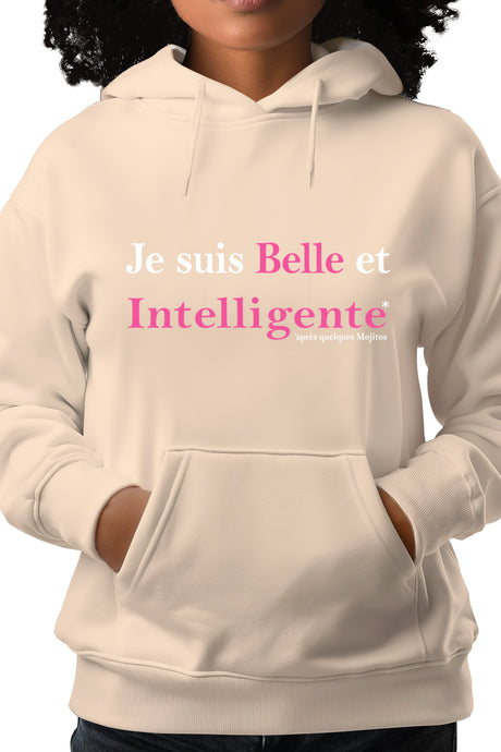 Sweat Adulte Je suis belle et intelligente